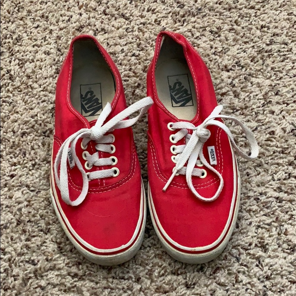 Red Vans! ❤️❤️